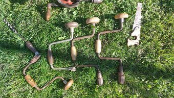 Retro ruční vrtačky + 4x a 2x Nebozez - 2