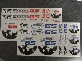 Samolepka sady na  BMW GS - 2