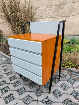 Retro noční stolek UP Závody - Brusel Expo 58 - 2