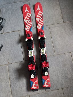 Lyže 90 cm, lyžařské boty 20 - 2