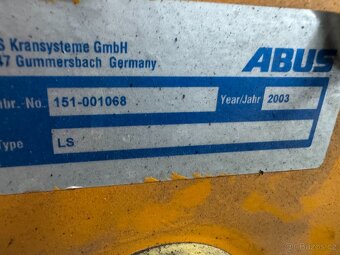 Sloupový jeřáb ABUS 1tuna - 2