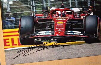 Charles Leclerc Ferrari originální autogram - 2