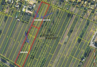 Prodej stavební parcely 4274 m2 v obci Lužice, lokalita Záhu - 2