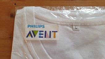 Tričko Philips Avent bílé, nové originál balené - dárek - 2