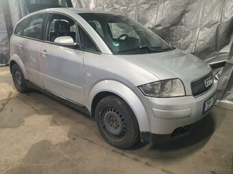 Audi A2 1,4 benzín, r.2001, nebouraná, nová STK do 03/2027 - 2