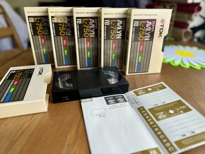 5x Betamax TDK L-750 NOVÉ - 2