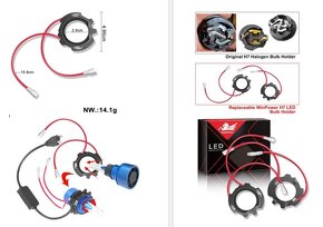 Adaptéry pro žárovku H7 WinPower - více druhů - 2