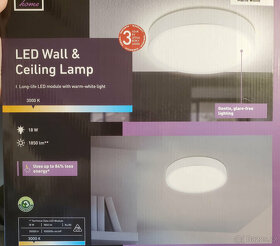NOVÉ LED STROPNÍ SVÍTIDLO 18W 1850LM - 2