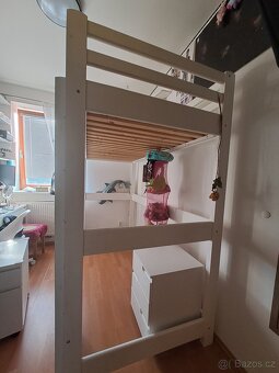 Smrková patrová postel - 2