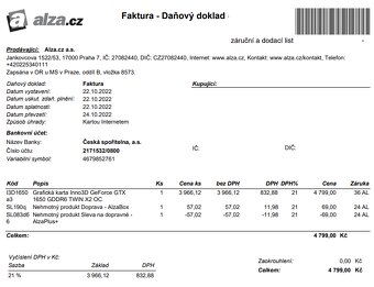 Herní počítač HP i5-7500 / GTX 1650 / 16 GB RAM / Win11 - 2