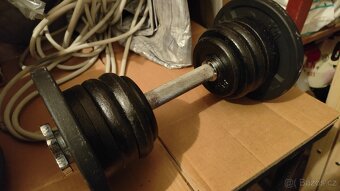 Činka jednoruční - 13,8 kg - Činková sada - 2