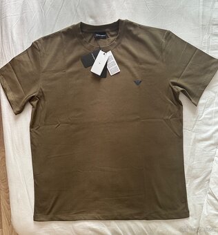 Emporio Armani green-brown t-shirt - 2