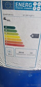 Prodám plynový zásobník ohřevu vody TYP: Q7-300-VENT-C... - 2