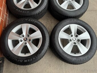 Alu 16" 5x112, škoda ORION zimní 90%, pěkné, SUP3 - 2