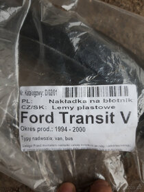 Ford Transit - lemy blatníků - 2