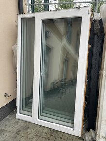 PVC balkonové dveře 90cm - 2
