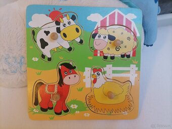 Dřevěné vkládačky, puzzle, labyrint - 2