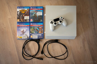 PS4 Pro 1TB + Ovladač + 4 Hry - 2