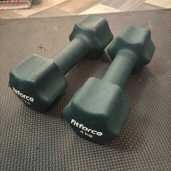 Fitforce jednoruční činky 2 x 4kg + 2 x 5 kg - 2