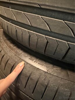 Letni pneu Continental a Alu Kola Audi 225/50R17 - 2