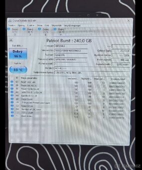 SSD na prodej v popisu + Crystal - 2