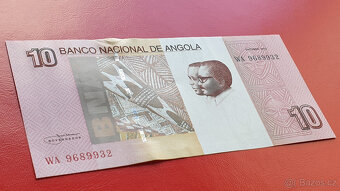 Bankovka ANGOLA 10 Kwanzas rok 2012 stav UNC - 2