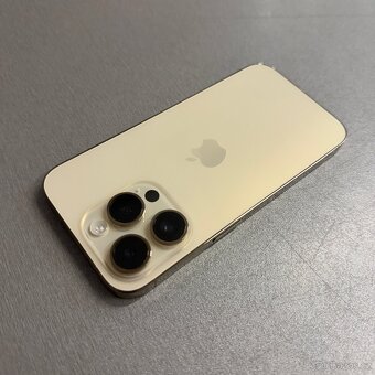 iPhone 14 Pro 256GB gold, jako nový, rok záruka - 2