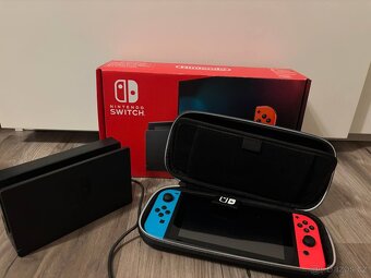 Nintendo Switch – nepoužitá, faktura, krabice, microSD - 2