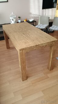 Jídelní stůl z teakového dřeva 160 × 80 × 78 cm – kvalitní p - 2