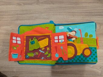 Liliputiens textilní knížka farmář Jeff - 2