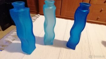 dekorativní vázičky - modré - 2