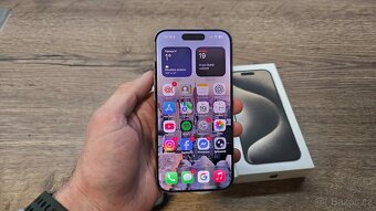 Apple iPhone 15 Pro 128Gb Přírodní Titan, hezký stav - 2
