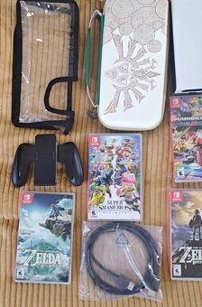 Prodám Nintendo Switch OLED top stav - 2