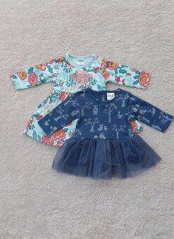 2x Šatičky+kalhoty Mumínci vel. 62 - 2