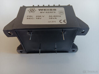 Trafo WEISS 230V / 18V - NOVÉ - 2