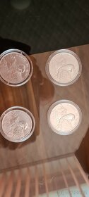 Prodám stříbrná investiční mince 1 OZ Orel 2021 - UNC - 2
