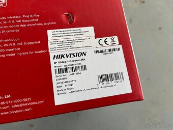 Videotelefon Hikvision DS-KIS603 - 2
