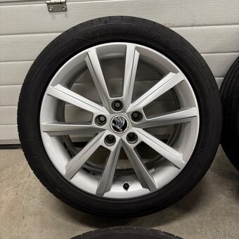Alu kola Škoda Octavia, 225/45 R17 Nokian a Sava, 5x112 - 2