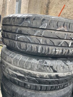 Plech disky 5x100 včetně letních pneu 195/65 R15 - 2