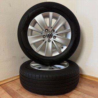 VW SHARAN II 5x112 R16 ET33+LETNÍ 205/60R16 5,5/3mm - 2