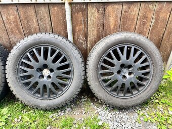 5x100 r16 alu se zimním pneu 205/55/16. - 2
