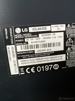 LG televize 3D, 42la640s + DVB-T2 - 2