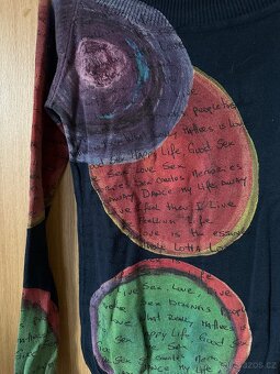 Modrý svetr Desigual velikost s - 2