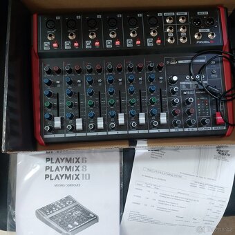 Analogový mixpult PROEL PLAYMIX10, DOKLAD, ZÁRUKA, ZÁNOVNÍ - 2