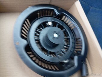 Startování na sekačku. - 2