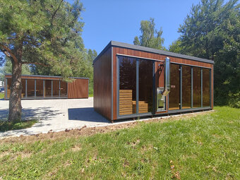 Finská venkovní sauna-Saunový domek s odpočívárnou - 2