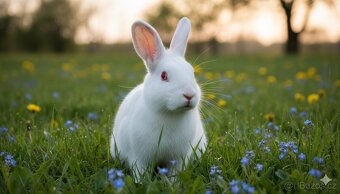 Prodám samce králíka (Novozélandský bílý) - 2