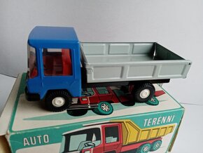 Plechové auto Simon - valník IGRA, stará hračka ČSSR,1985 - 2