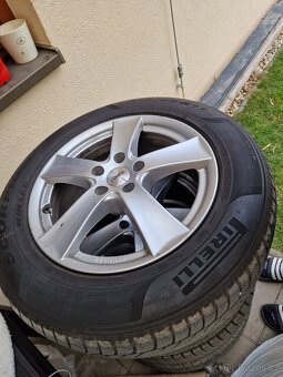 Sada zimní pneu 215/65 R17 + Alu 7x17 5x112 2x 8mm+2x 5.5mm - 2