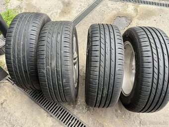 Alu kola 5x112 R16 ET 40+pneu 215/60r16 Škoda,VW,Seat,Audi - 2